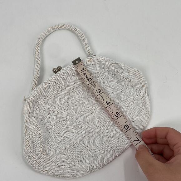 Vintage hand beaded handbag - Picture 4 of 7
